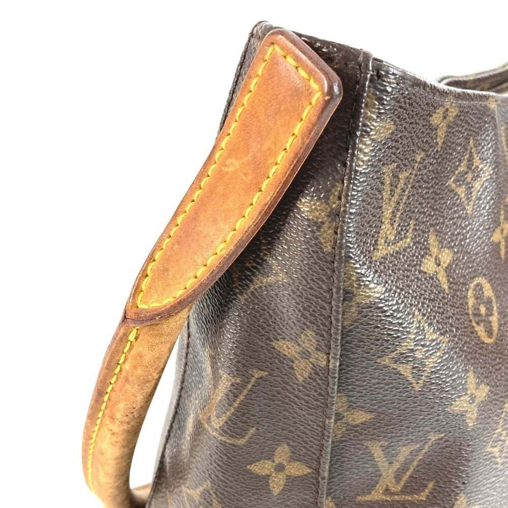 LOUIS VUITTON Authentic Brown Monogram Canvas Looping GM Shoulder Bag - Picture 10 of 16